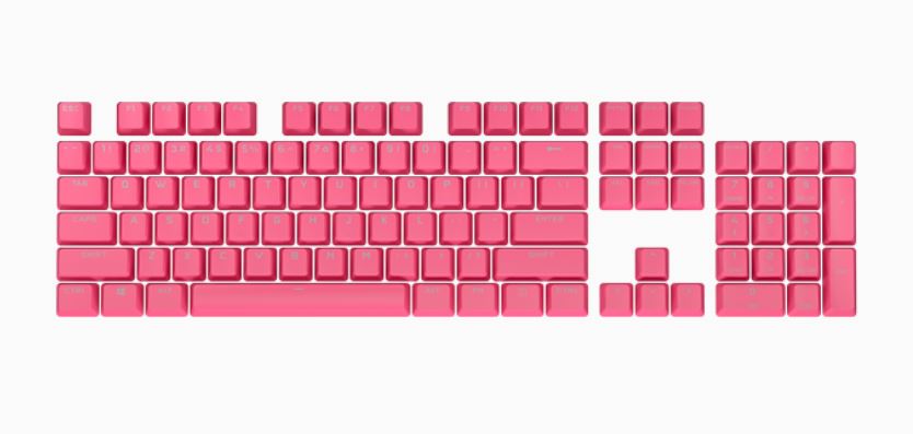[840006639299] 840006639299 Corsair PBT Double-shot Pro Keycaps -Rogue Pink Keyboard