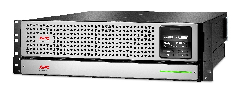 [SRTL3000RMXLI] APC Smart-UPS 3000VA/2700W Online UPS, 3U RM, 230V/16A Input, 2x IEC C19  6x IEC C13 Outlets, Li-Ion Battery, SmartSlot, W/ Rail Kit