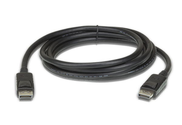 [4719264649691] Aten 3m DisplayPort Cable, supports up to 8K (7680 x 4320 @ 60Hz), DP 1.4, High Bit Rate 3 (HBR3) bandwidth of 32.4 Gbps