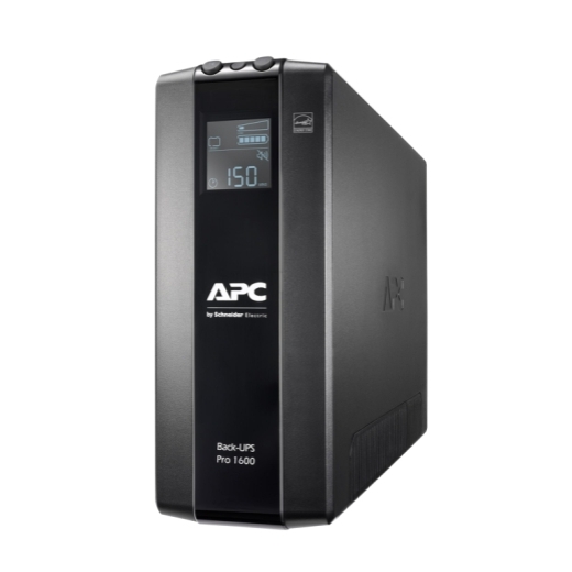 [731304346913] APC Back-UPS Pro 1600VA/960W Line Interactive UPS, Tower, 230V/10A Input, 8x IEC C13 Outlets, Lead Acid Battery, LCD, AVR