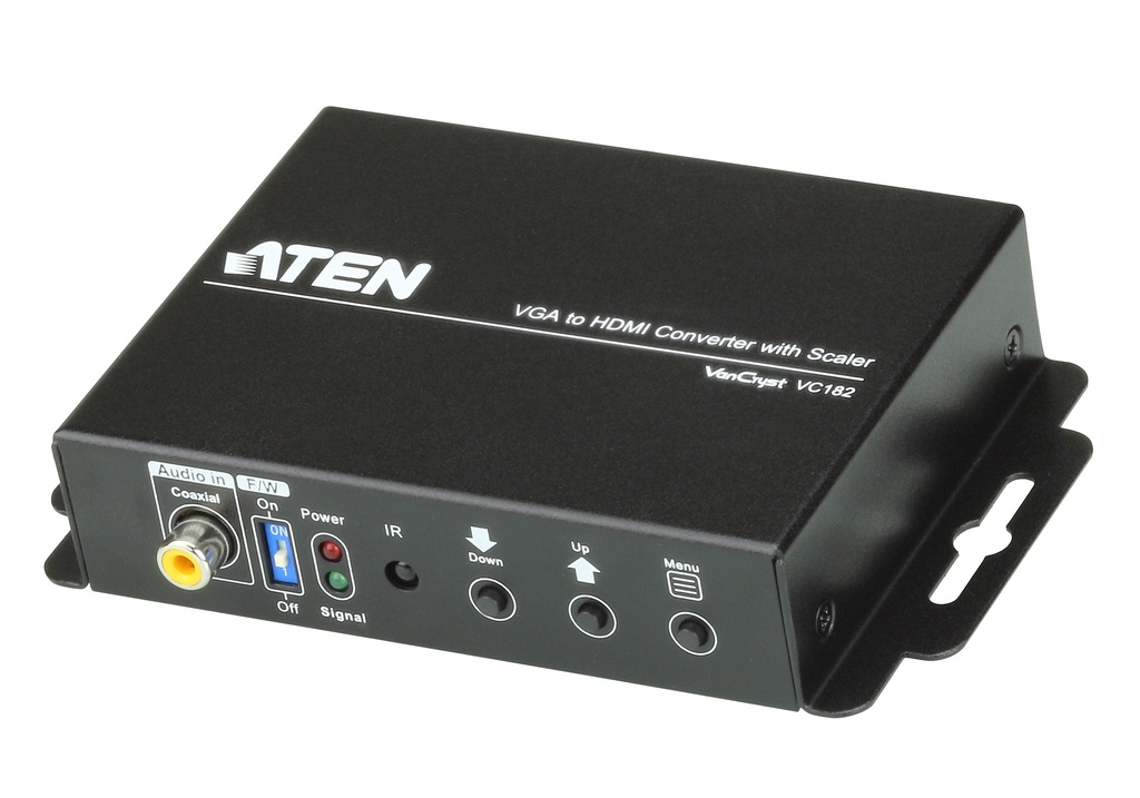 [4719264641367] 4719264641367 Aten Professional Converter VGA  3.5mm Audio to HDMI Converter with Scaler