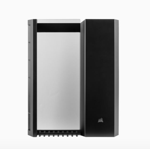 [843591077309] 843591077309 Corsair Crystal 280X Front Panel with Tempered Glass, Black (LS)