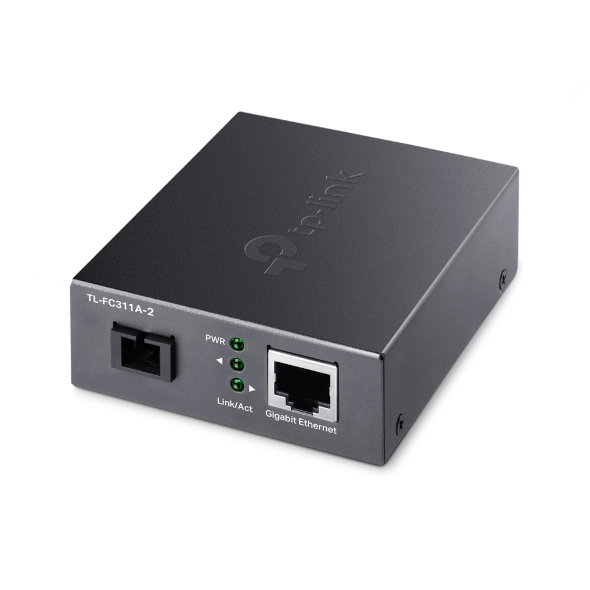 [6935364072896] TP-Link TL-FC311A-2 Gigabit WDM Media Converter - IEEE 802.3u 1550nm 2KM (Compatible with TL-FC311B-2)