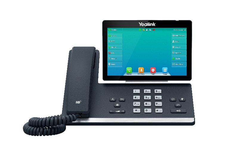 [6938818303249] Yealink SIP-T57W, 16 Line IP HD Phone, 7" 800 x 480 colour screen, HD voice, Dual Gig Ports, Built in Bluetooth and WiFi, USB 2.0 Port, SBC Ready