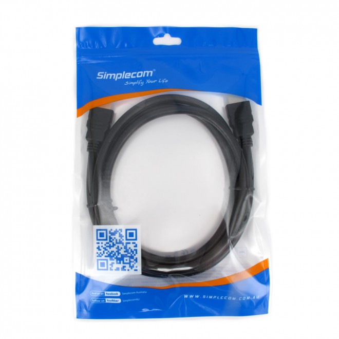 [9350414000525] 9350414000525 Simplecom CAH430 3M High Speed HDMI Cable with Ethernet (9.8ft)