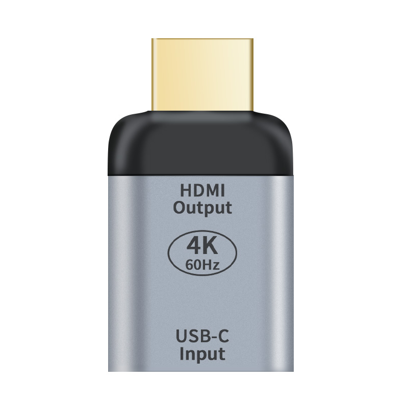 [9320652021064] Astrotek USB-C to HDMI Female to Male Adapter support 4K@60Hz Aluminum shell Gold plating for Windows Android Mac OS