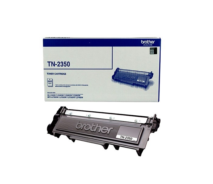 [4977766738101] Brother TN-2350 Mono Laser Toner- High Yield Cartridge, HL-L2300D/L2305W/L2340DW/L2365DW/2380DW/MFC-L2700DW/2703DW/2720DW/2740DW up to 2,600 p