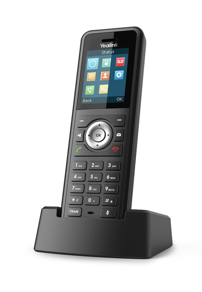 [6938818305434] 6938818305434 Yealink W59R Rugged DECT Handset Only, IP67, HD Audio, Bluetooth, Alarm Function, Belt Clip, Quick Charge, 1.8" TFT Colour Screen, Scratch Resistant