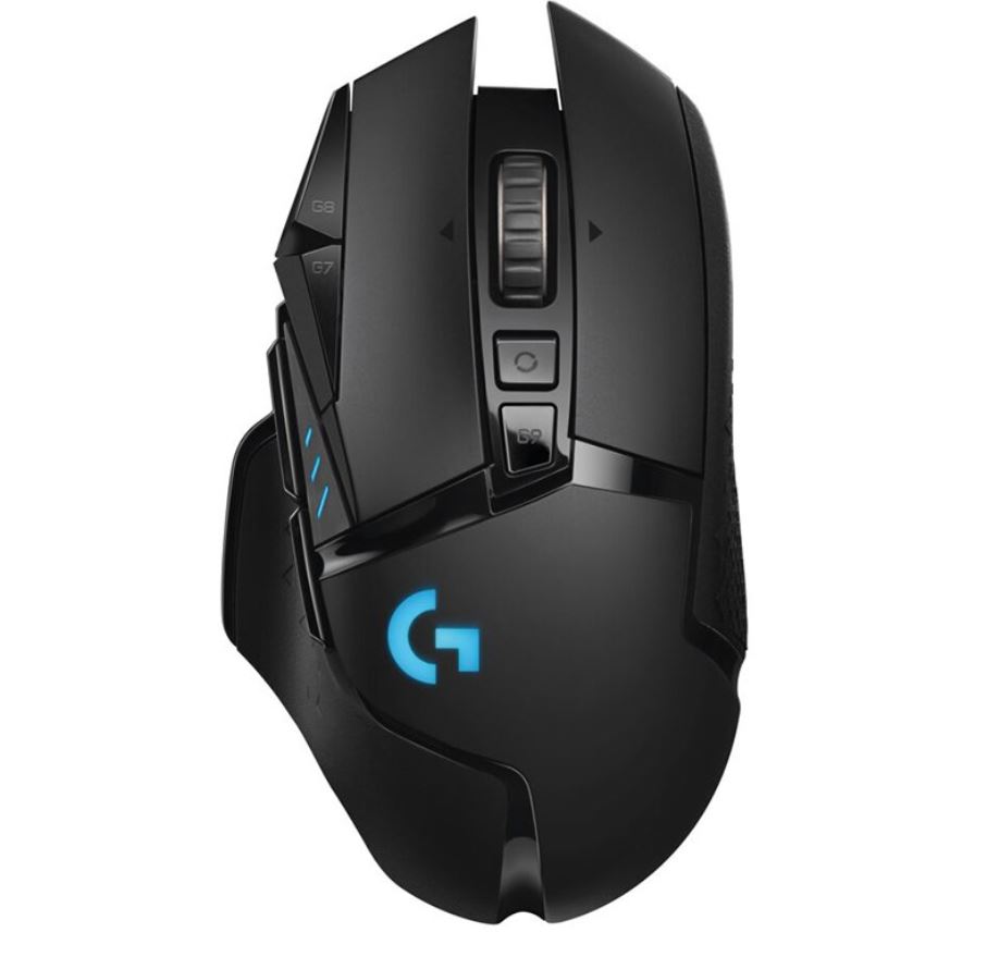 [97855145260] 97855145260 Logitech G502 Lightspeed USB Wireless Gaming Mouse 1ms 16000 DPI Mechanical Button Shifting POWERPLAY RGB Lighting 114g 16g weight