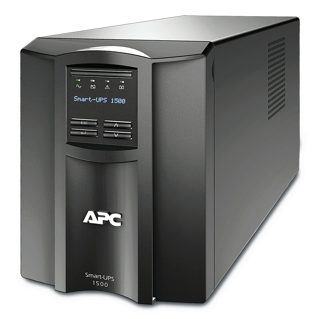 [731304332992] 731304332992 APC Smart-UPS 1500VA/1000W Line Interactive UPS, Tower, 230V/10A Input, 8x IEC C13 Outlets, Lead Acid Battery, SmartConnect Port+SmartSlot, AVR, LCD