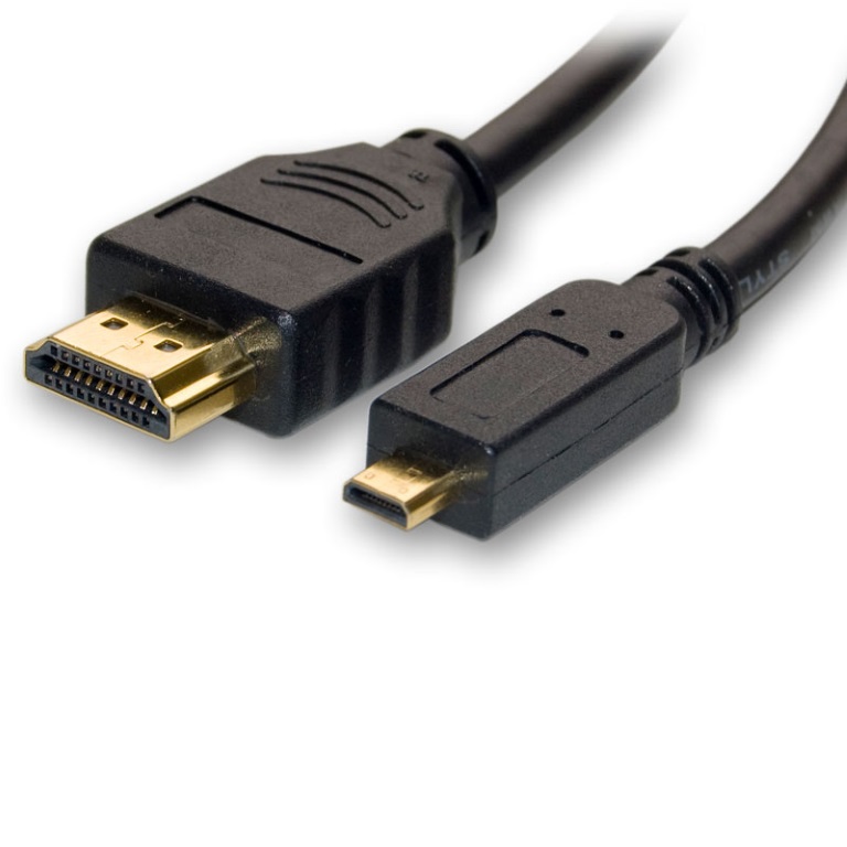 [9341756005477] 9341756005477 8Ware Micro HDMI to High Speed HDMI Cable 1.5m with Ethernet Male to Male
