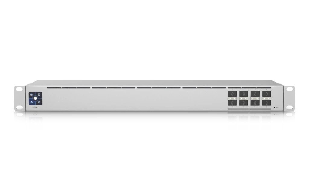 [810010074591] 810010074591 Ubiquiti UniFi USW-Aggregation, 8-port 10G SFP+ Aggregation Switch, Layer 2 Switch, Fanless, 1U Rackmount, 2Yr Warr