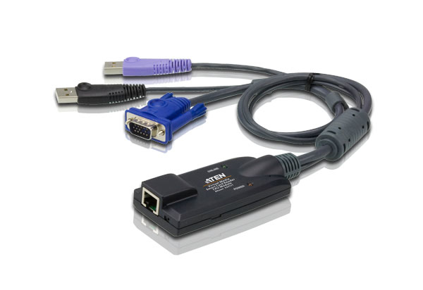 [4710423777866] 4710423777866 Aten VGA USB Virtual Media KVM Adapter with Smart Card Support for KN, KM series