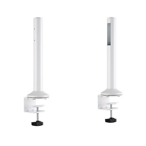 [6956745159975] 6956745159975 Brateck Slatwall Desk Mounting Pole,Work with Slatwall Panel for Creating Desk-Mounted Slat Wall System( Two poles included) (LS)