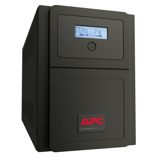 [731304346524] APC Easy UPS 1000VA/700W Line Interactive UPS, Tower, 230V/10A Input, 6x IEC C13 Outlets, Lead Acid Battery, Network Slot