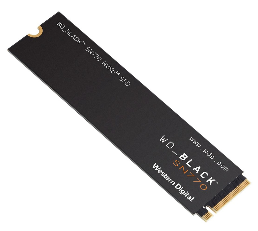 [718037887302] 718037887302 Western Digital WD Black SN770 500GB Gen4 NVMe SSD - 5000MB/s 4000MB/s R/W 300TBW 460K/800K IOPS 1.75M Hrs MTBF M.2 PCIe4.0 5yrs ~WDS500G1B0E