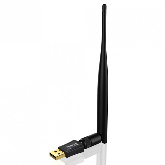 [9350414000792] Simplecom NW611 AC600 WiFi Dual Band USB Adapter with 5dBi High Gain Antenna