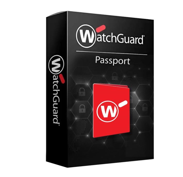 [NWG-WGPSP30401] NWG-WGPSP30401 WatchGuard Passport (EPDR + AuthPoint + DNSWatchGO) - 1 Year - 251 to 500 Users - License Per User