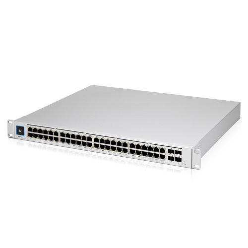 [817882027809] Ubiquiti UniFi 48-port Managed Gigabit Layer2  Layer3 Switch, Auto-sensing 802.3at PoE+  802.3bt PoE, SFP+, Touch Display,  600W GEN2, 2Yr Warr