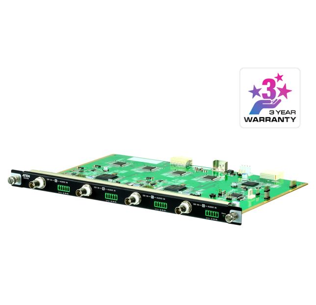 [KVA-VM7404] KVA-VM7404 Aten VM7404 4-Port SDI Input Board for VM1600A/VM3200, Connects up to 4SDI inputs, Supports SD-SDI, HD-SDI and 3G-SDI formats