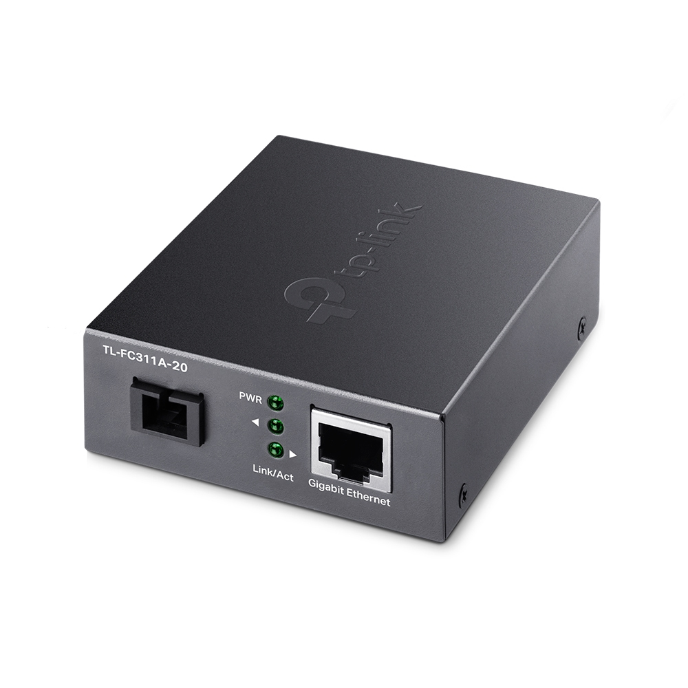 [6935364072919] 6935364072919 TP-Link TL-FC311A-20 Gigabit WDM Media Converter - IEEE 802.3u 1550nm 20KM 9/125 μm Single-Mode Fiber (Compatible with TL-FC311B-20)
