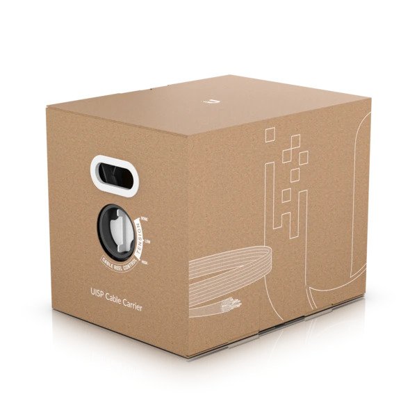 [810010075826] Ubiquiti Cat5e Carrier Outdoor Cable, 305m, Carrier-Class Shielded Cable W/ Integrated ESD Drain Wire, Replaces TC-CARRIER, 2Yr Warr