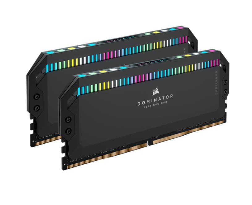 [840006660965] (LS) Corsair Dominator Platinum RGB 64GB (2x32GB) DDR5 UDIMM 5200Mhz C40 1.25V Black Desktop PC Gaming Memory
