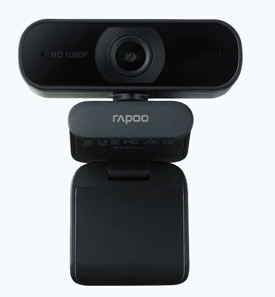 [6940056198471] RAPOO C260 Webcam FHD 1080P/HD720P, USB 2.0 - Ideal for TEAMS, Zoom