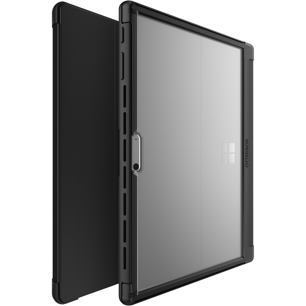 [660543530084] 660543530084 OtterBox Symmetry Folio Microsoft Surface Pro 7/ Pro 7+ Case Starry Night (Black/Clear/Grey) - (77-63921), Pen Holder, 7 ears Warranty