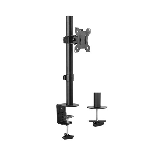 [6956745159937] 6956745159937 Brateck Single Screen Economical Articulating Steel Monitor Arm Fit Most 13"-32" LCD monitors, Up to 8kg per screen VESA 75x75/100x100