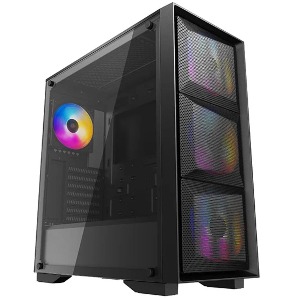 [6933412714729] 6933412714729 DeepCool MATREXX 50 MESH 4FS Mid-Tower ATX Case, supports Mini-ITX / Micro-ATX / ATX / E-ATX, 7x Expansion Slots, 2x USB 2.0, 1x USB 3.0, 1x Audio/Mic