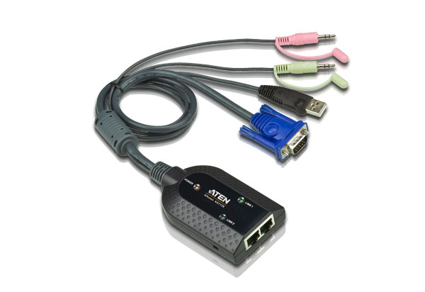 [KVA-KA7178] KVA-KA7178 Aten VGA USB Virtual Media KVM Adapter with Audio, Dual Output for KM series