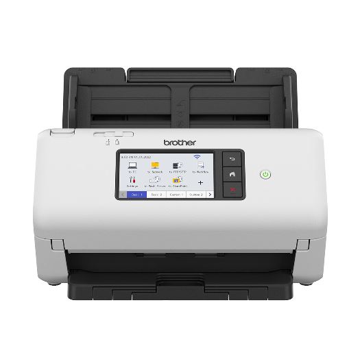 [4977766814744] Brother ADS-4700W  ADVANCED DOCUMENT SCANNER (40ppm) network scanner, w/ 10.9cm touchscreen LCD  WiFi (2.4G)