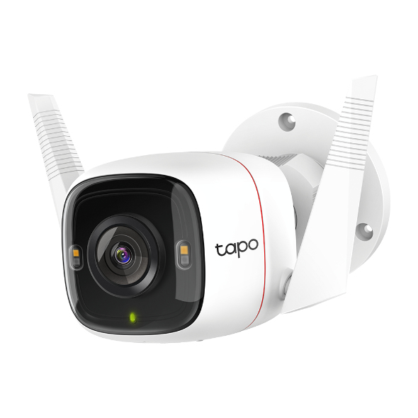 [4897098687031] 4897098687031 TP-Link Tapo C320WS Outdoor Security Wi-Fi Camera, H.264, 2-Way Audio, Night Vision, Motion Detect, Voice Control, Weatherproof, Sound