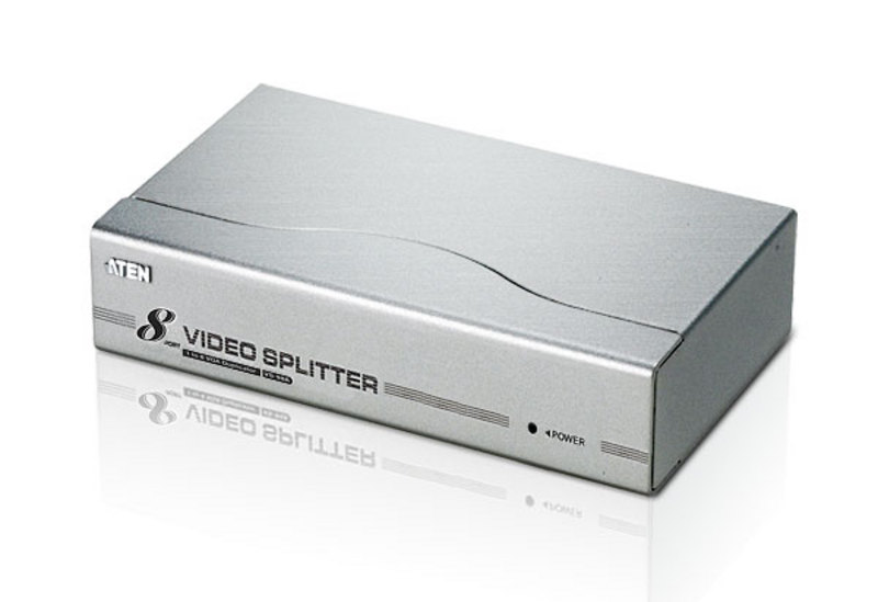 [4710423770836] Aten Video Splitter 8 Port VGA Splitter 350Mhz, 1920x1440@60Hz, Cascadable to 3 levels (Up to 512 Outputs)