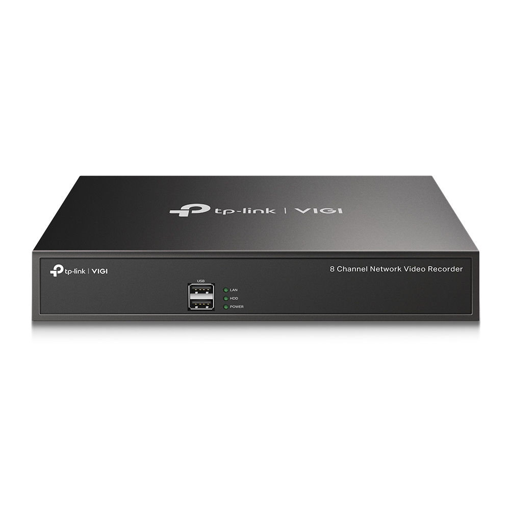 [6935364072339] 6935364072339 TP-Link VIGI NVR1008H 8 Channel Network Video Recorder, 24/7 Continuous Recording, Up To 10TB 4 Ch Playback, Up To 5MP (HDD Not Included)