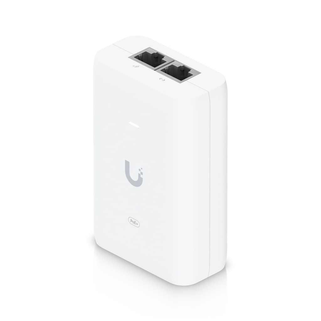 [817882027236] 817882027236 Ubiquiti PoE+ Adapter, 30W of PoE+,  RJ45 Data Input, AC Cable, U6 AP Suitable (U6-LR, U6-LITE, U6-PROU7-PRO),Replacement for POE-48-24W-G, 2Yr Warr