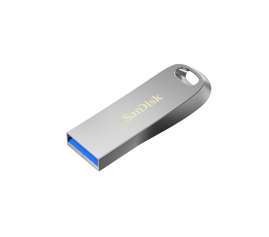 [619659172510] 619659172510 SanDisk 32GB Ultra Luxe USB3.1 Flash Drive Memory Stick USB Type-A 150MB/s capless sliver 5 Years Limited Warranty