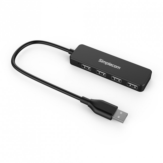 [9350414002055] 9350414002055 Simplecom CH241 Hi-Speed 4 Port Ultra Compact USB 2.0 Hub