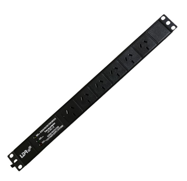 [ACC-PDU10-6] LDR 6-Port 10A Power Distribution Unit AU Approved - 6x 3-Pin AU/NZ Outlets/Slots - 1U Horizontal Mount