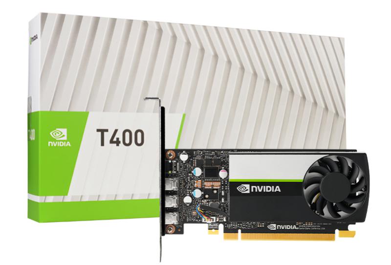 [812674025032] 812674025032 Leadtek nVidia Quadro Turing T400 Workstation GPU, 4GB GDDR6, PCI-E 3.0 x16, 384 NVidia CUDA Cores, 3x mDP 1.4, LP Bracket (LS)
