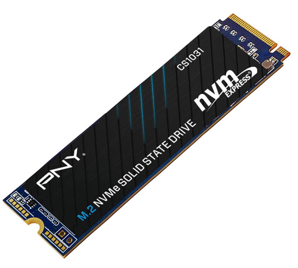 [4718006453428] 4718006453428 (LS) PNY CS1031 1TB NVMe SSD Gen3x4 M.2 2400MB/s 1750MB/s R/W 240TBW 2M hrs MTBF 5yrs wty