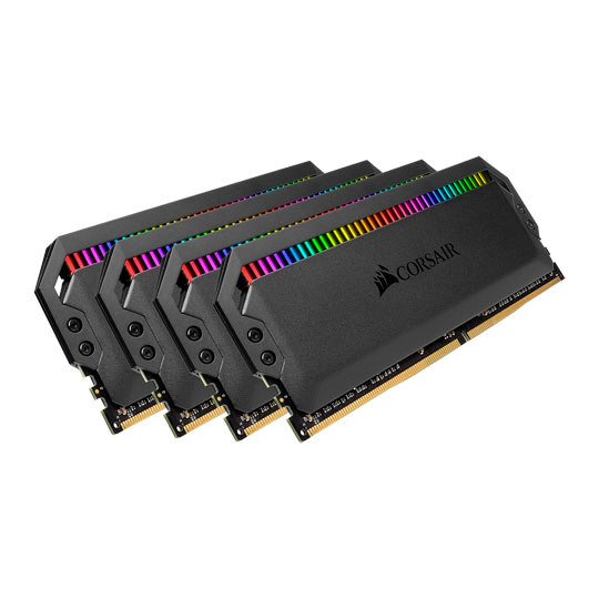 [840006641247] 840006641247 Corsair Dominator Platinum RGB 64GB (4x16GB) DDR4 3200MHz C16 XMP 2.0 White Desktop PC Gaming Memory (LS> CMT32GX4M2E3200C16