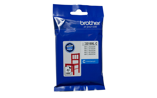 [4977766767279] 4977766767279 Brother LC-3319 XL Cyan to Suit - J5330DW/J5730DW/J6530DW/J6730DW/J6930DW