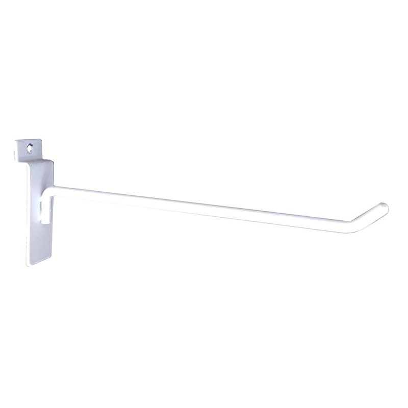[754523500249] 754523500249 8ware Universal Hooks Peg Board for Slat Wall Grooved Panel for Retail Shop Cable Display Stand Shelf - 15cm x 3cm for 8W-DISPLAYSTAND1
