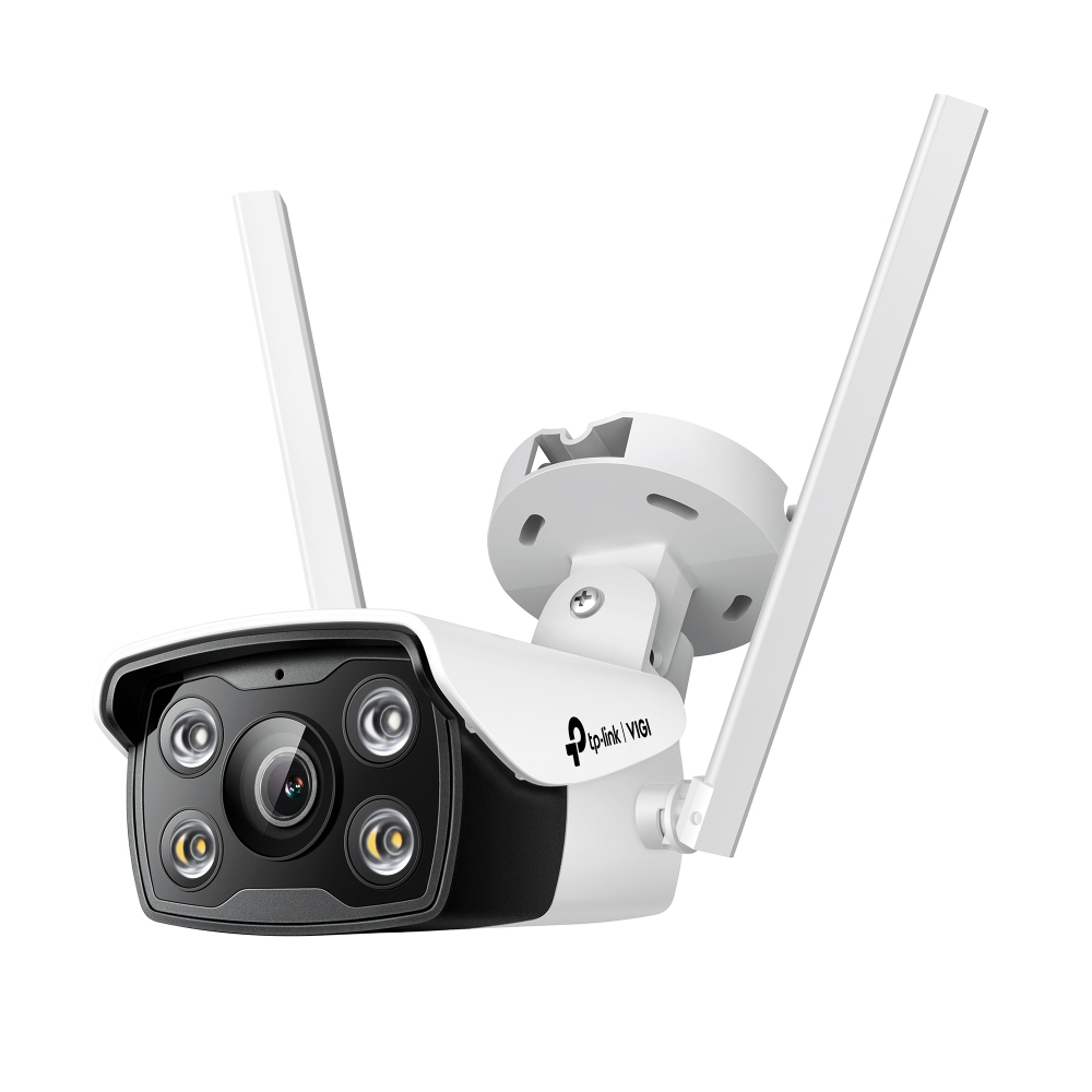 [4897098683675] 4897098683675 TP-Link VIGI 4MP C340-W(4mm) Outdoor Full-Colour Wi-Fi Bullet Network Camera, 4mm Lens, Smart Detection, 3YW