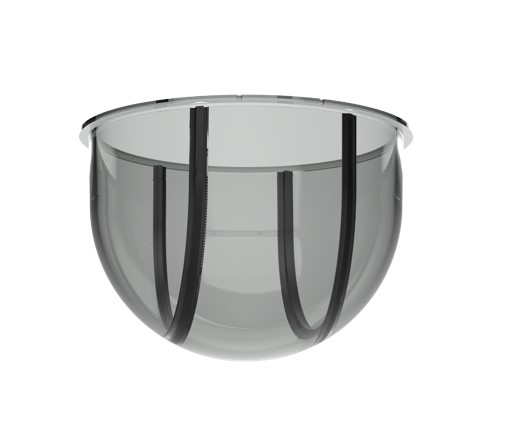 [NMS-ADME-CVR-MP] Milesight Smoked Dome Cover, Ideal For Concealing Camera Orientation, Suitable for Mini PTZ Dome