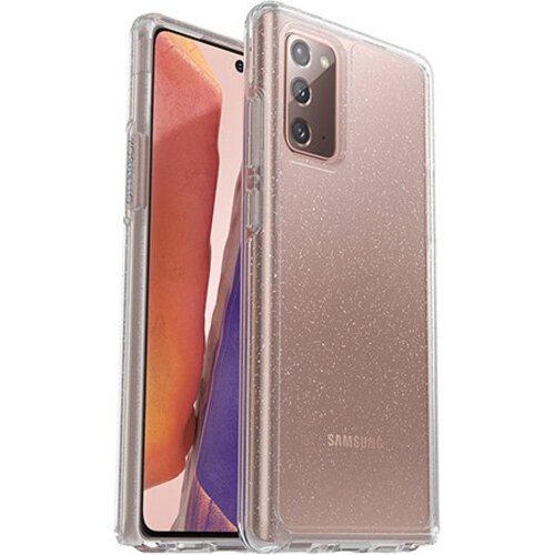 [840104214282] 840104214282 OtterBox Symmetry Clear Samsung Galaxy Note20 5G (6.7") Case Stardust (Clear Glitter) - (77-65264), DROP+ 3X Military Standard, 7 Years Warranty