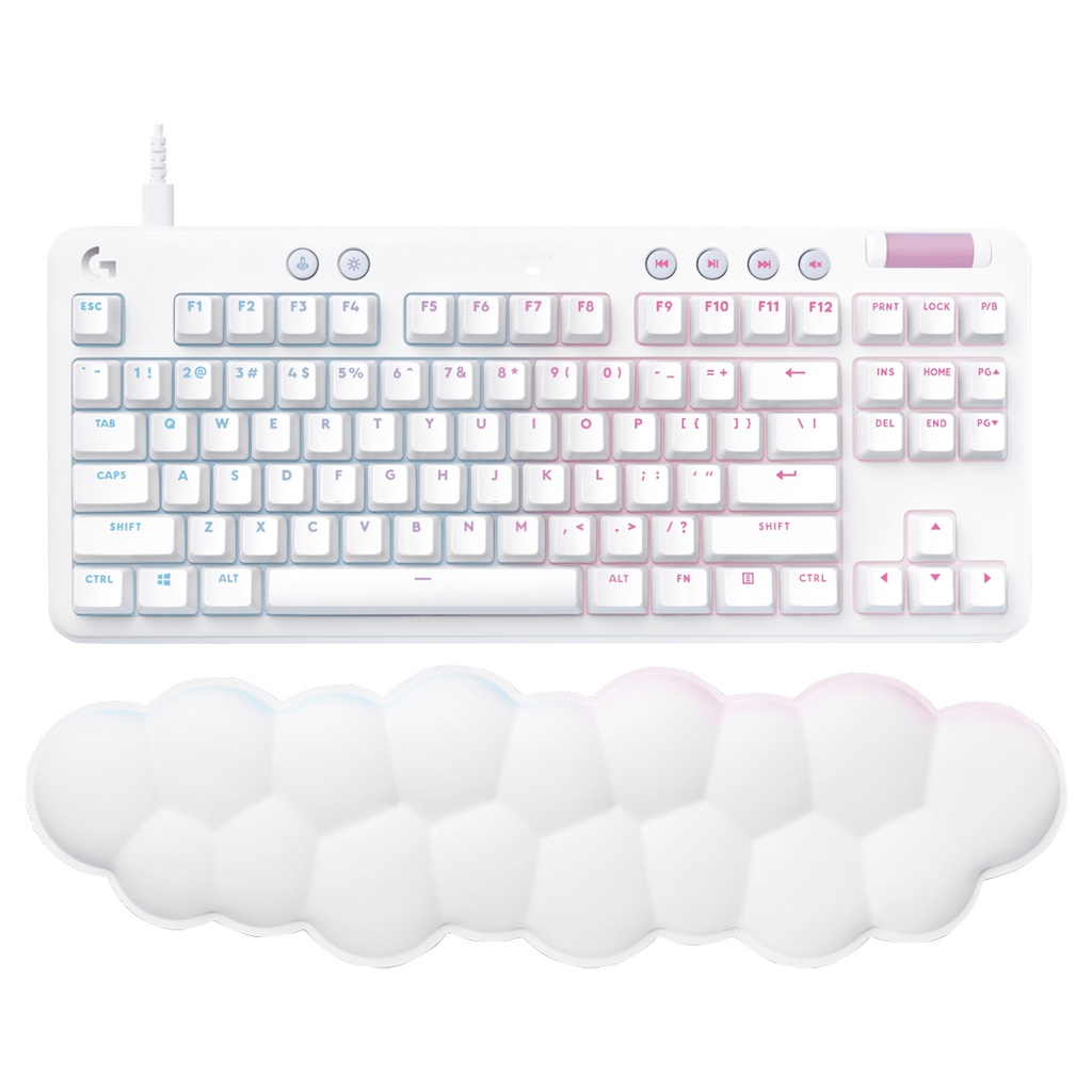 [97855171443] (LS) Logitech G713 Wired Ten-Keyless Mechanical Gaming Keyboard White Linear Switch TKL