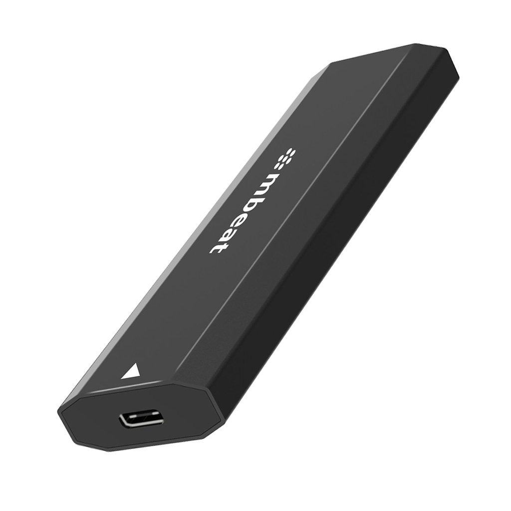 [9346396003197] 9346396003197 mbeat Elite USB-C to M.2 SSD Enclosure - Pocket Size, Ultra Durable, Supports M Key, B+M Key SSD Size 2230, 2242, 2260, 2280, NVME, SATA, 50cm Cable